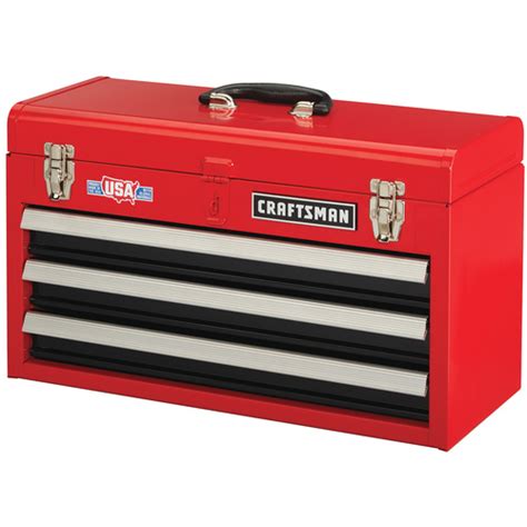 cmst22030rb 20-in wide 3 drawer metal tool box red black|User Manual Craftsman CMST22030RB 20 pages .